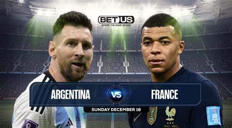 Argentina vs. France Odds .